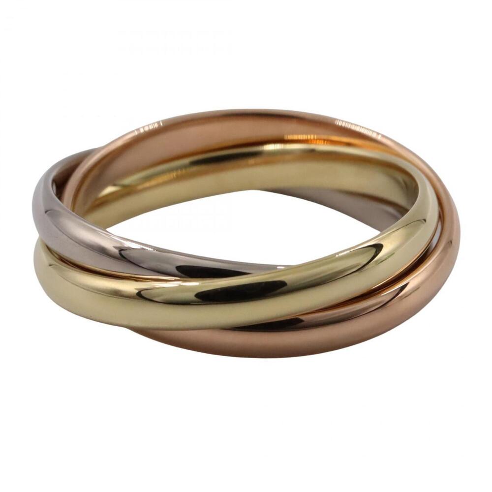 Cartier 18k Gold Trinity Ring - image 2